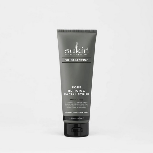 Sukin Oil Balancing Pore Refining Facial Scrub +Charcoal 125ml